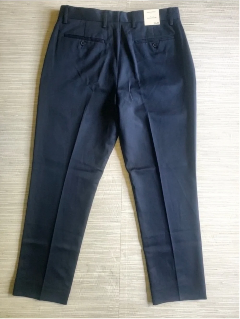 Banana Republic Men's Satin Suit Trousers Navy Blue Size 32W Pants NWT RT$170